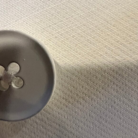 White House Black Market 2 Button Stretch White Blazer (Washable!) Size 8 - Picture 6 of 7